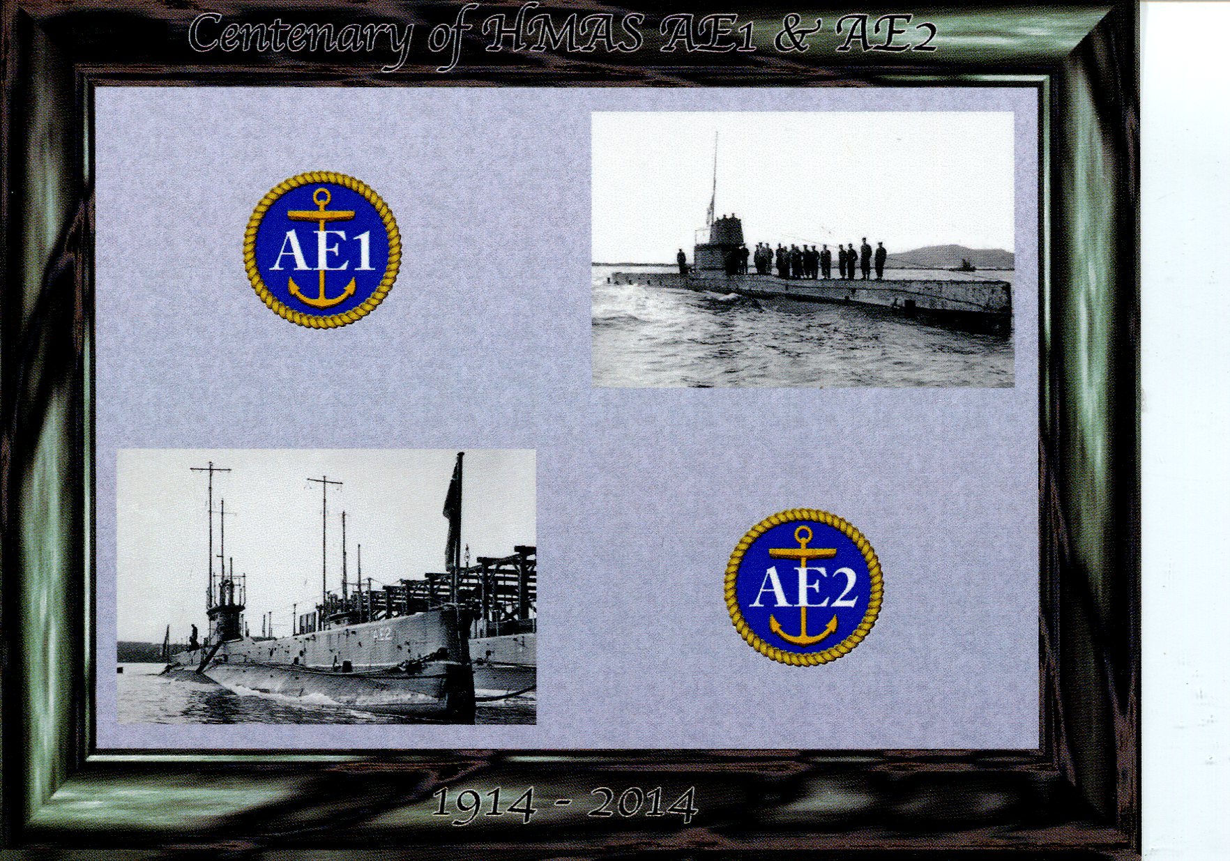 Centenary of AE1 and AE2 Australian Submarines
